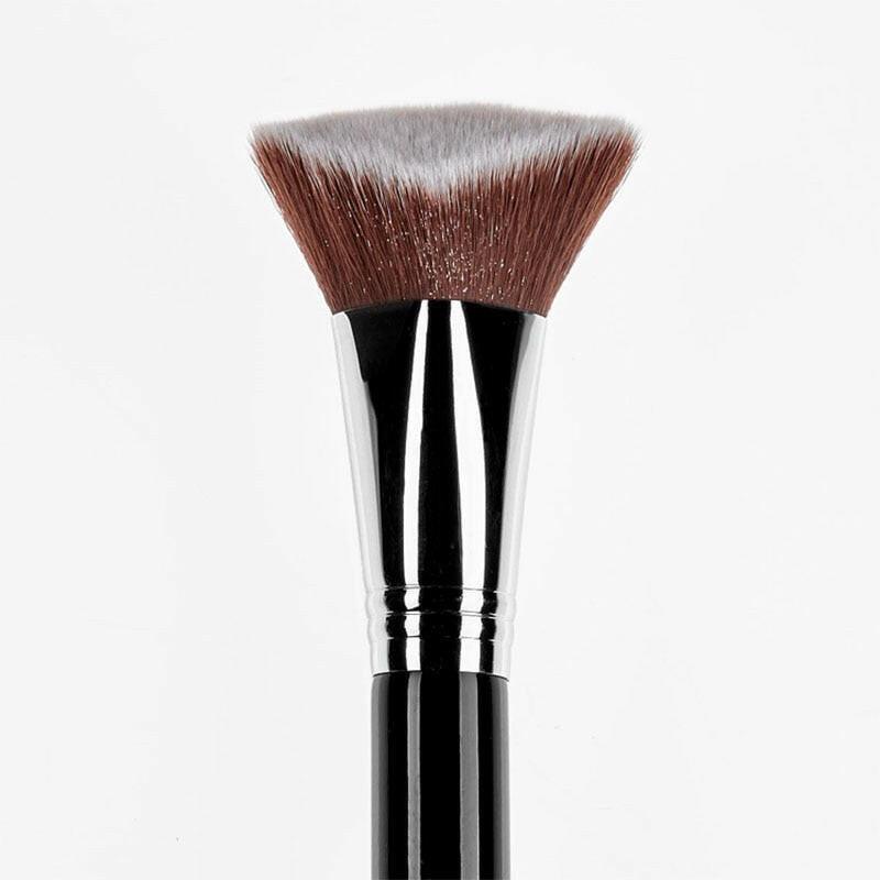 wtf 1pcs Fashion High Quality Face Makeup Brush Shaped Creative Copper Tube Foundation Brush Professional Beauty Tools.