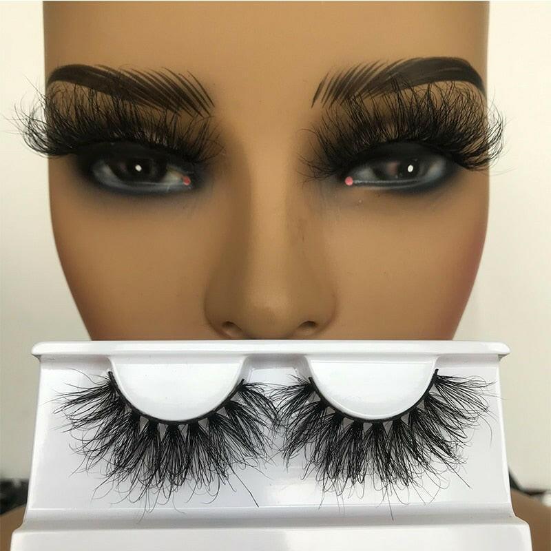 wtf Sleek Chic Fluffy False Eyelashes 25mm Mink Lashes Wholesale Long Full Strip Lashes Vendors Mink Eyelashes Extension Bulk 1 Pair.