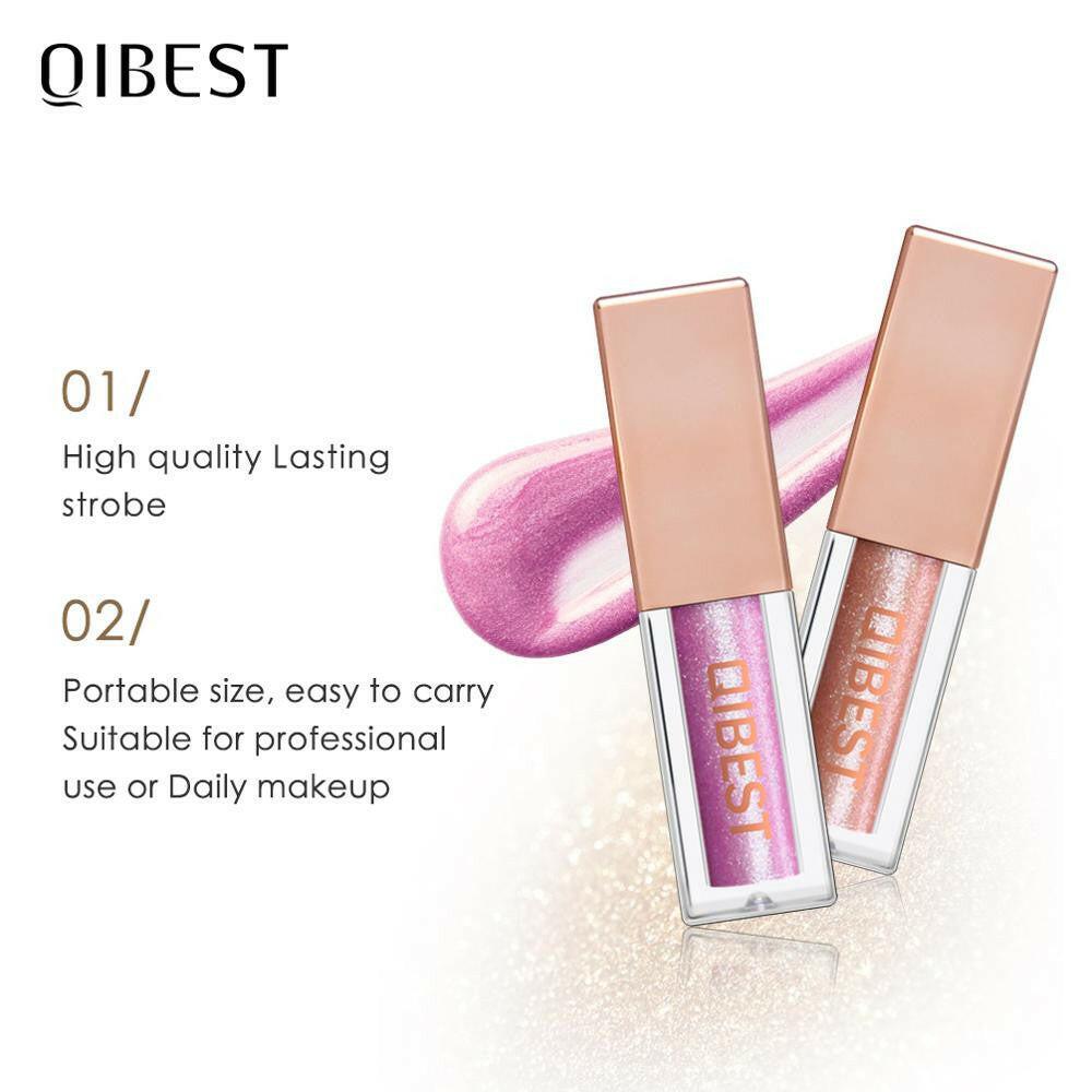 wtf QIBEST 15 Colors Eyeshadow Stick Shining Makeup Glitter Pigment Waterproof Eye Shadow Stick Smoky Liquid Eye Shadow Cosmetics.