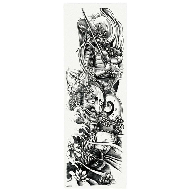 3333b Waterproof Temporary Tattoo Full Arm Temporary Tattoo Body Stickers for Man Women Dropshipping.