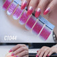 3333b 14tips Stickers Colorful Self-adhesive Nail Art Wraps Hot Sale Fashion Nail Polish Stickes Manicure Full Wrap Tools Decorations.
