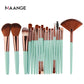 MAANGE 25/18 Pcs Professional Makeup Brush Set Beauty Foundation Powder Blush Eyeshadow Blending Eyelash Concealer Make Up Kits.