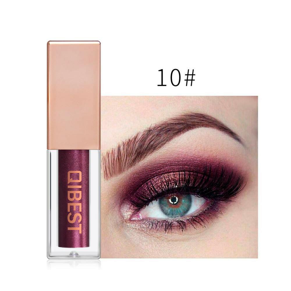 wtf QIBEST 15 Colors Eyeshadow Stick Shining Makeup Glitter Pigment Waterproof Eye Shadow Stick Smoky Liquid Eye Shadow Cosmetics.