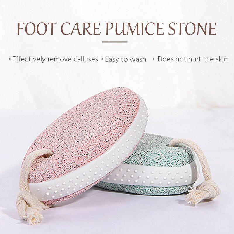 wtf 1PC Foot Stone File Exfoliating Natural Lava Stone Tank Foot Massage Pumice Exfoliates Calluses Foot Skin Care Tool.