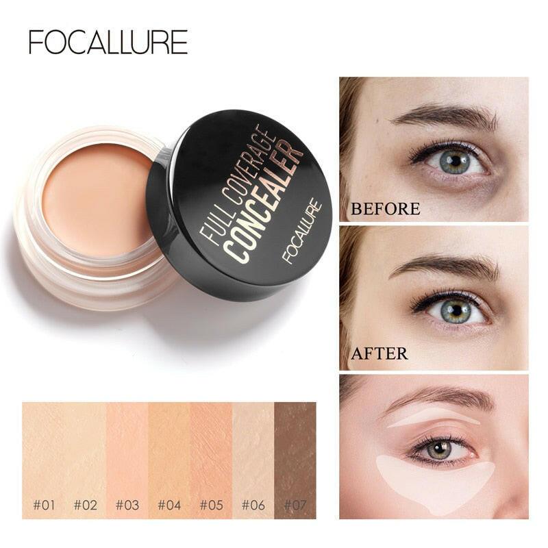 wtf Focallure Palette Contouring Professional Cream Concealer Contour 7 Color Cream Corrector Maquillaje.