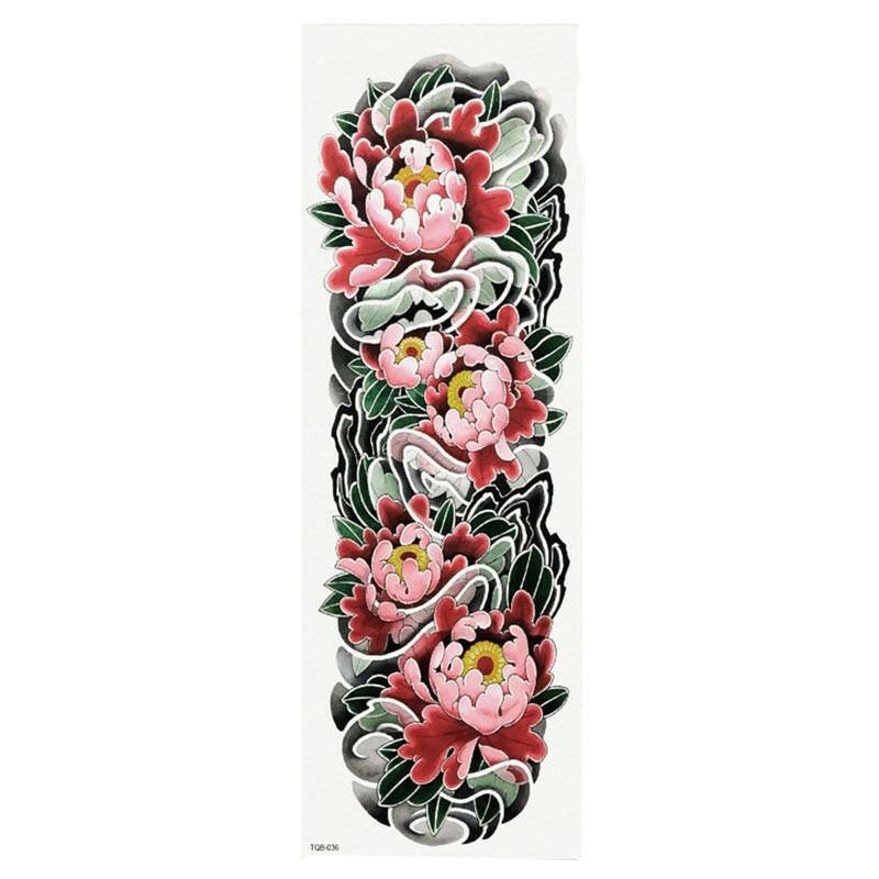 wtf Waterproof Temporary Tattoo Full Arm Temporary Tattoo Body Stickers for Man Women Dropshipping.