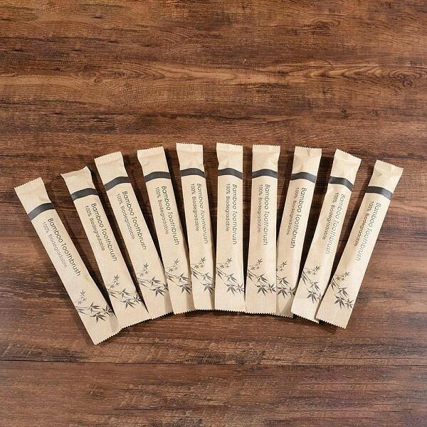 wtf 10 Piece soft bristles bamboo toothbrush eco friendly vegan tooth brush escova de dente cepillo de dientes bambu brosse a dent.