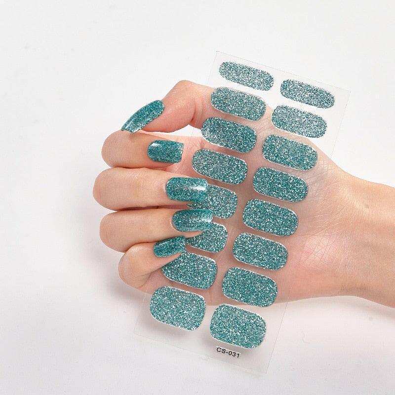 3333b Pure Solid Color Nail Stickers Adhesive Minimalist Design Fashion Nail Stickers Designer Nail Decals Nail Strips Nail Tips.