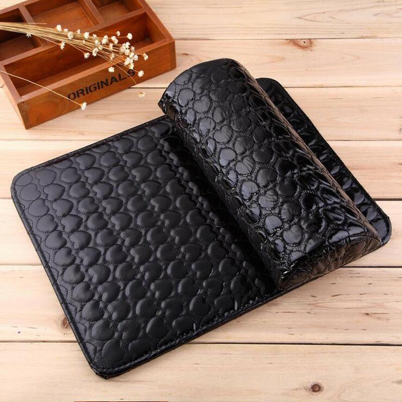 wtf Professional Hand Cushion Holder Soft PU Leather Sponge Arm Rest Nail Pillow Manicure Art Beauty Nail Mat Pad.