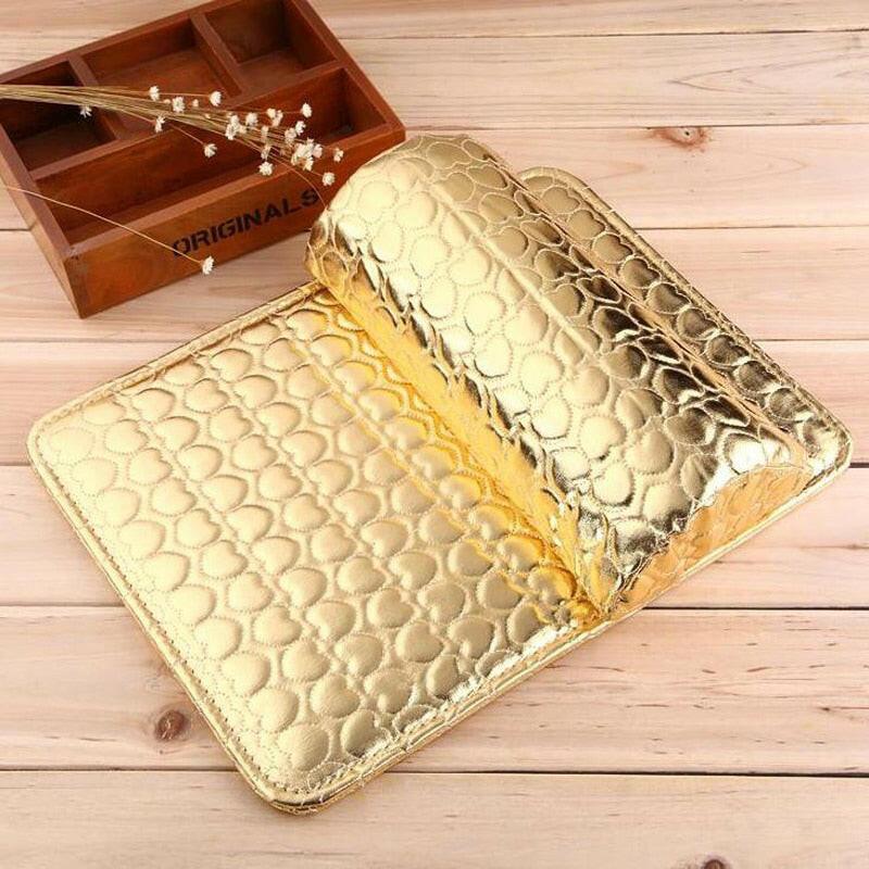 wtf Professional Hand Cushion Holder Soft PU Leather Sponge Arm Rest Nail Pillow Manicure Art Beauty Nail Mat Pad.