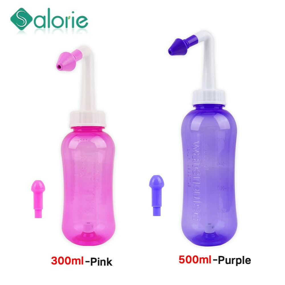 wtf 1set 300ML Nasal irrigator Nasal Rinse Bottle Nasal Wash Cleaner Nose Protector Avoid Allergic Rhinitis Adults Children Neti Pot.