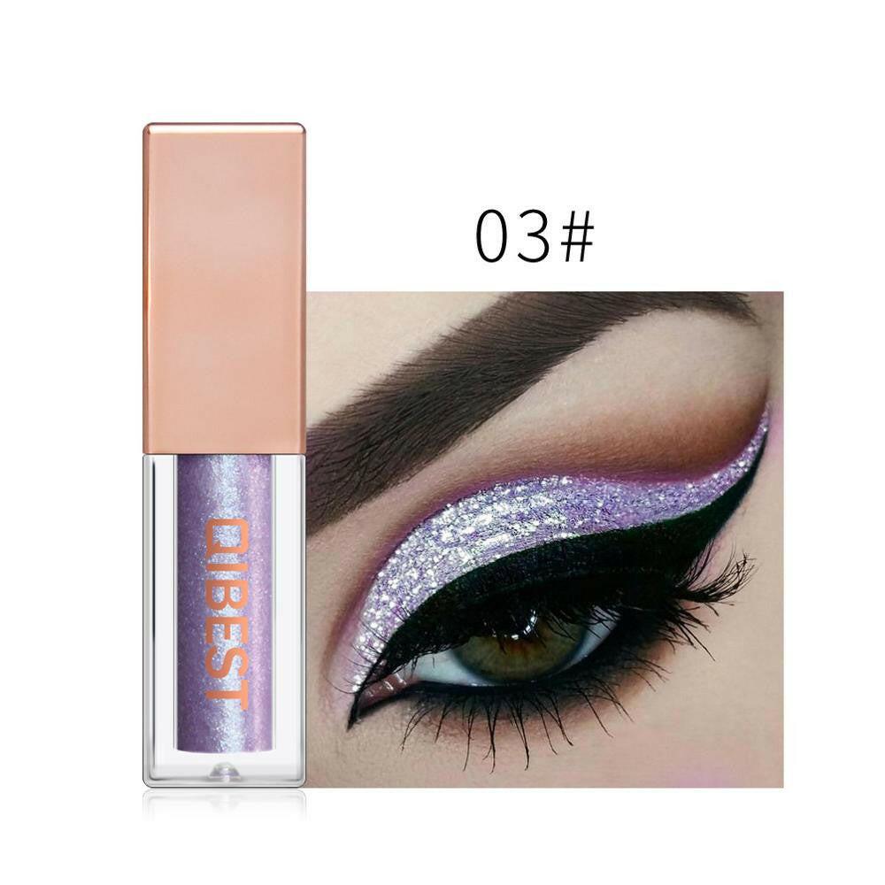 wtf QIBEST 15 Colors Eyeshadow Stick Shining Makeup Glitter Pigment Waterproof Eye Shadow Stick Smoky Liquid Eye Shadow Cosmetics.