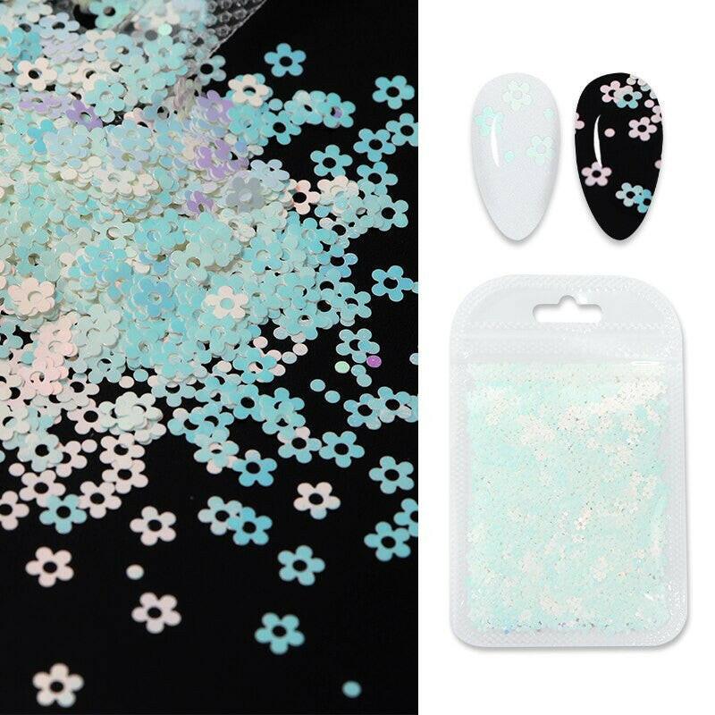 2222 Holographic Red Butterfly Nail Art Glitter Sequins 3D Laser Sheet Manicure Charm Parts For Nail Design Decoration Accessories.