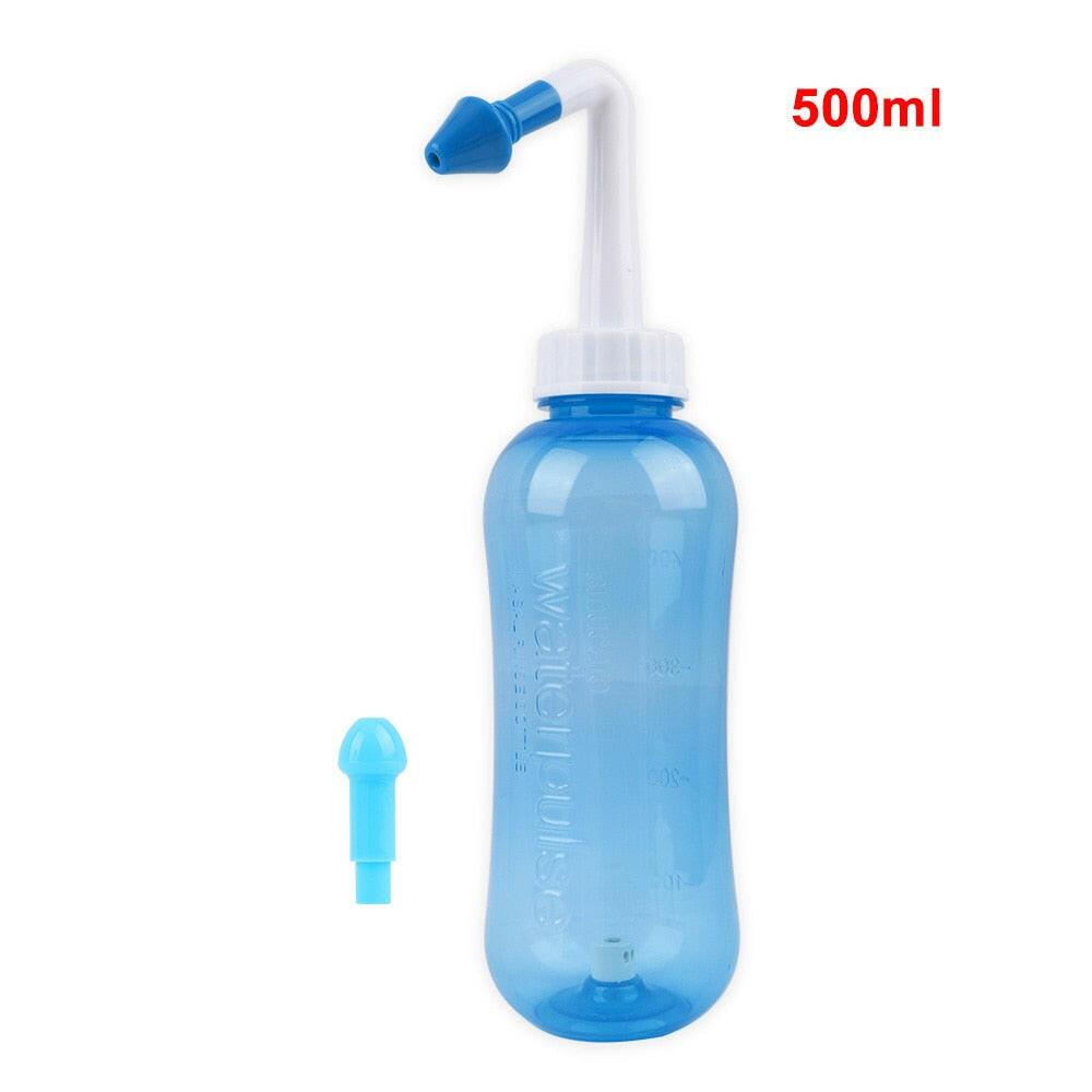 wtf 1set 300ML Nasal irrigator Nasal Rinse Bottle Nasal Wash Cleaner Nose Protector Avoid Allergic Rhinitis Adults Children Neti Pot.