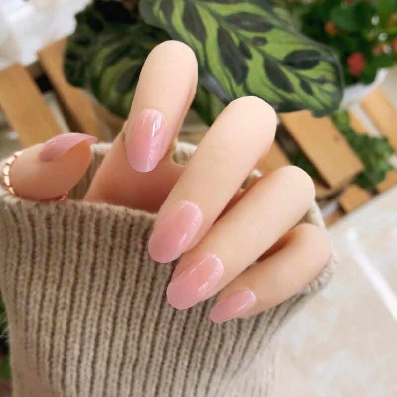 3333b Pure Solid Color Nail Stickers Adhesive Minimalist Design Fashion Nail Stickers Designer Nail Decals Nail Strips Nail Tips.