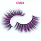 OKAYLASH 3D 6D False Colored Eyelashes Natural Real Mink fluffy Style  Eye lash Extension Makeup Cosplay Colorful Eyelash.