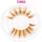 OKAYLASH 3D 6D False Colored Eyelashes Natural Real Mink fluffy Style  Eye lash Extension Makeup Cosplay Colorful Eyelash.