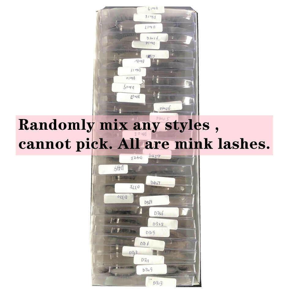 2222 Wholesale 30 pairs no box Mikiwi Eyelashes 3D Mink Lashes Handmade Dramatic Lashes 32 styles cruelty free mink lashes.