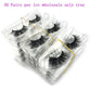 Wholesale 30 pairs no box Mikiwi Eyelashes 3D Mink Lashes Handmade Dramatic Lashes 32 styles cruelty free mink lashes.