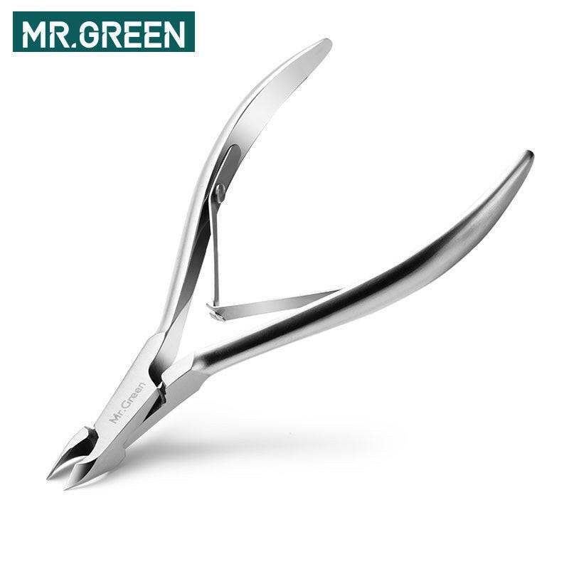 wtf MR.GREEN Nail Clipper Cuticle Nipper Cutter Stainless Steel Pedicure Manicure Scissor Nail Tool For Trim Dead Skin Cuticle.