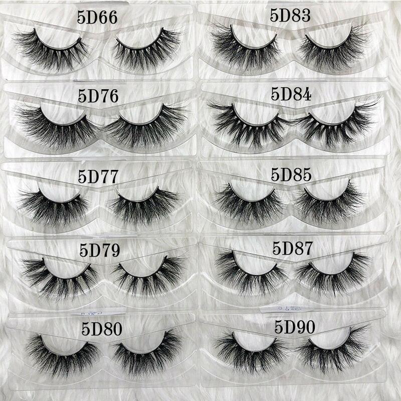 2222 Wholesale 30 pairs no box Mikiwi Eyelashes 3D Mink Lashes Handmade Dramatic Lashes 32 styles cruelty free mink lashes.