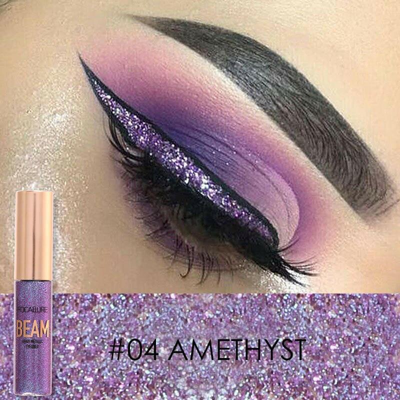 wtf Focallure Liquid Glitter Eyeliner Pencils White Gold Color Shining Shimmer Eye Liner Makeup Pen.