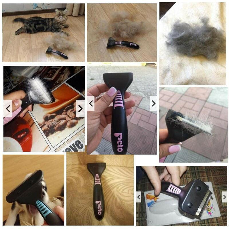 wtf Pet Hair Deshedding Comb Pet Dog Cat Brush Grooming Tool Hair Removal Comb For Dogs Cats.