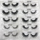 Wholesale 30 pairs no box Mikiwi Eyelashes 3D Mink Lashes Handmade Dramatic Lashes 32 styles cruelty free mink lashes.