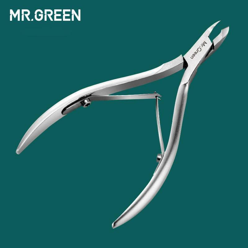 wtf MR.GREEN Nail Clipper Cuticle Nipper Cutter Stainless Steel Pedicure Manicure Scissor Nail Tool For Trim Dead Skin Cuticle.