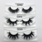 Wholesale 30 pairs no box Mikiwi Eyelashes 3D Mink Lashes Handmade Dramatic Lashes 32 styles cruelty free mink lashes.