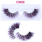 OKAYLASH 3D 6D False Colored Eyelashes Natural Real Mink fluffy Style  Eye lash Extension Makeup Cosplay Colorful Eyelash.