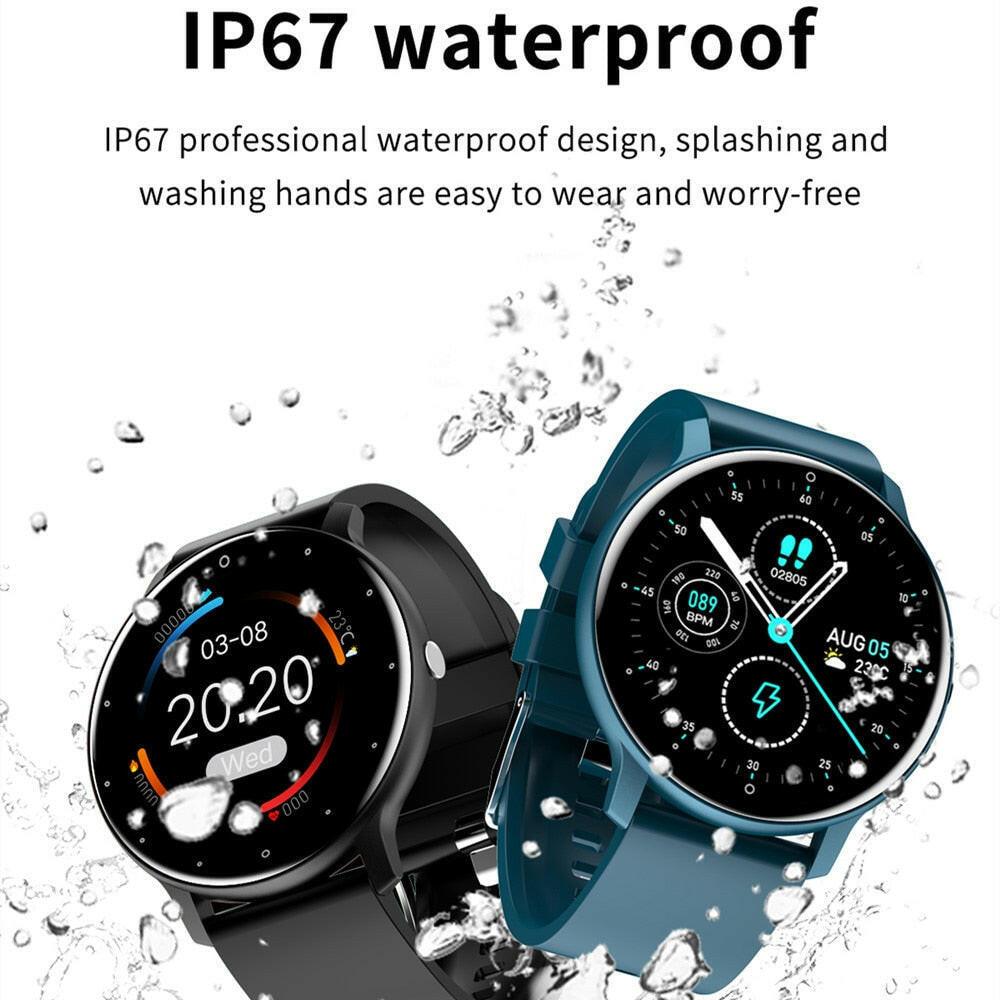 wtf 2022 ZL02 Men Women Smartwatch Bluetooth Waterproof Heart Rate Fitness Tracker Smart Watch Bracelet for iPhone And Android.