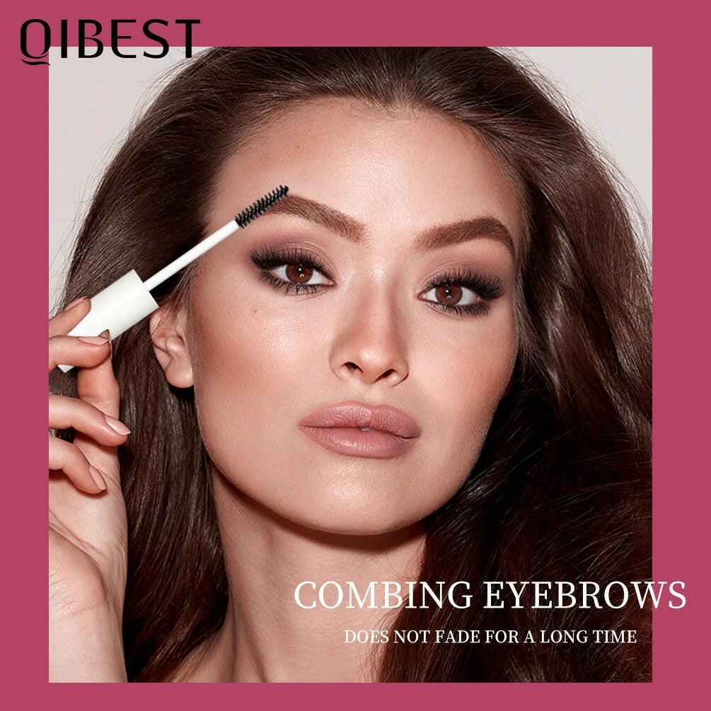 wtf QIBEST Eyebrow gel Transparent Brows Wax Waterproof Long-Lasting With 3D Brush Brow Styling Soap For Eyebrows Women&#39;s Cosmetics.