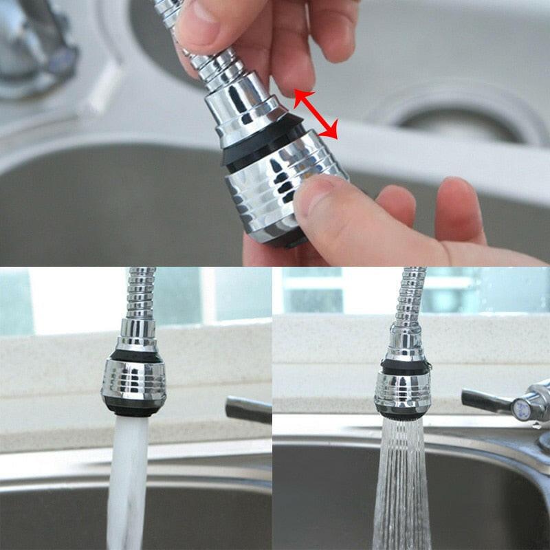 wtf Kitchen Gadgets 2 Modes 360 Rotatable Bubbler High Pressure Faucet Extender Water Saving Bathroom Kitchen Accessories Supplies.