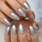 Gel Cover False Nails Gold Glitter Nude Ladi's Press On Fingernails Short With Adhesive Tabs Perfect For Daily.