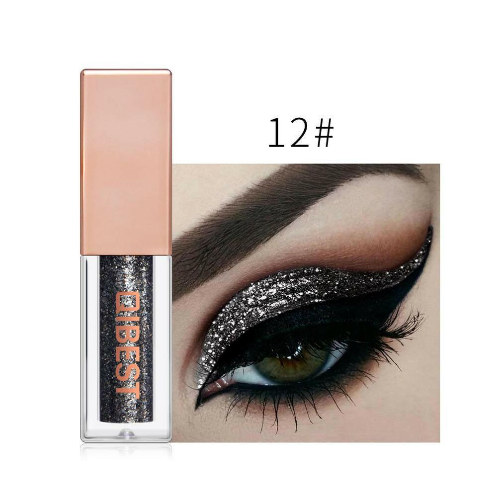 wtf QIBEST 15 Colors Eyeshadow Stick Shining Makeup Glitter Pigment Waterproof Eye Shadow Stick Smoky Liquid Eye Shadow Cosmetics.