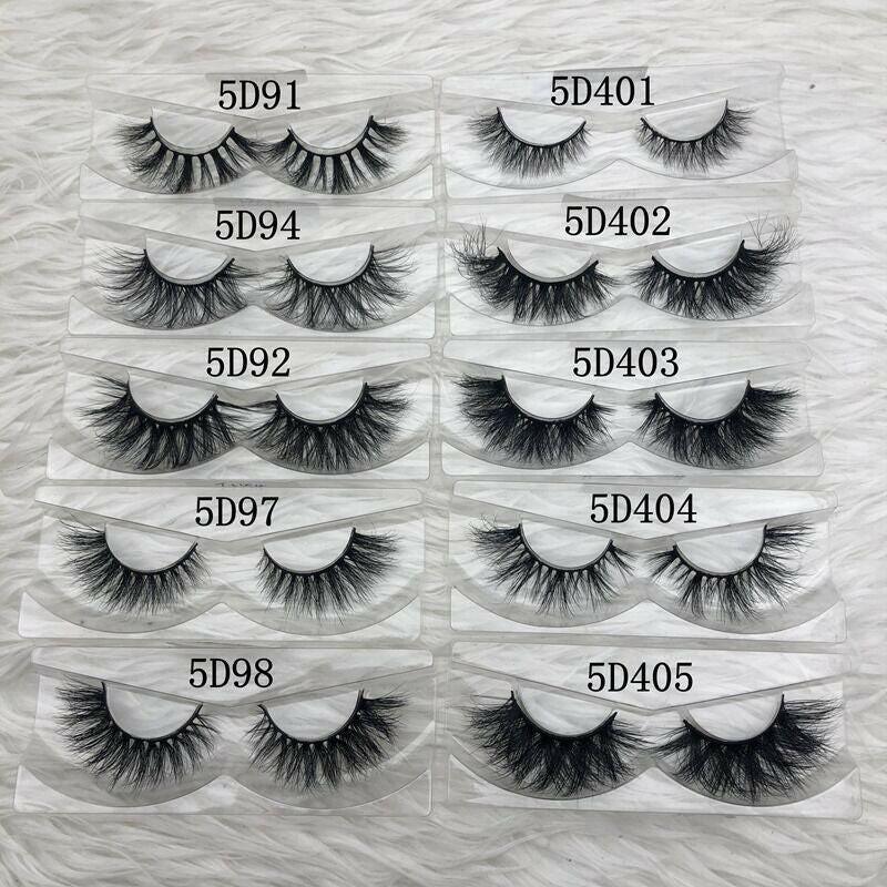 2222 Wholesale 30 pairs no box Mikiwi Eyelashes 3D Mink Lashes Handmade Dramatic Lashes 32 styles cruelty free mink lashes.