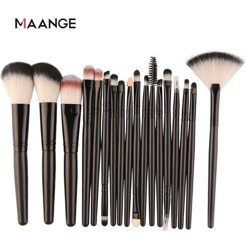 3333b MAANGE 25/18 Pcs Professional Makeup Brush Set Beauty Foundation Powder Blush Eyeshadow Blending Eyelash Concealer Make Up Kits.