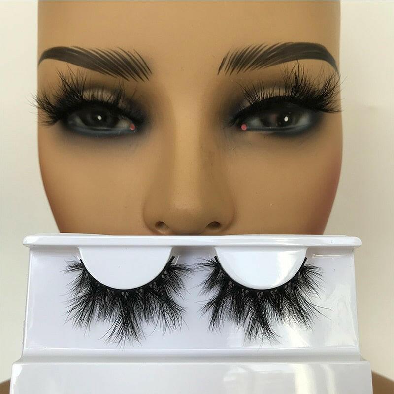 wtf Sleek Chic Fluffy False Eyelashes 25mm Mink Lashes Wholesale Long Full Strip Lashes Vendors Mink Eyelashes Extension Bulk 1 Pair.