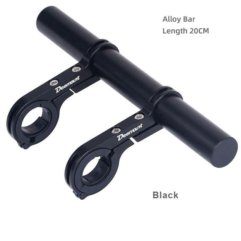 3333b 10/20/25/30cm Bicycle Handlebar Extended Bracket Bike Headlight Mount Bar Computer Holder Lamp Support Rack Alloy Fiber Stand.