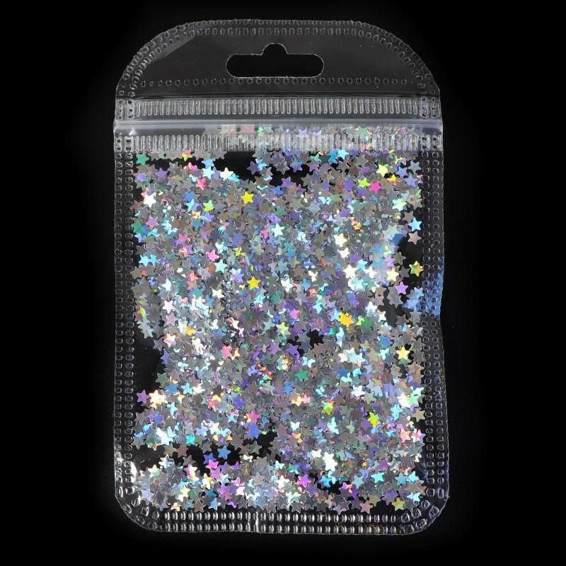 wtf Holographic Red Butterfly Nail Art Glitter Sequins 3D Laser Sheet Manicure Charm Parts For Nail Design Decoration Accessories.