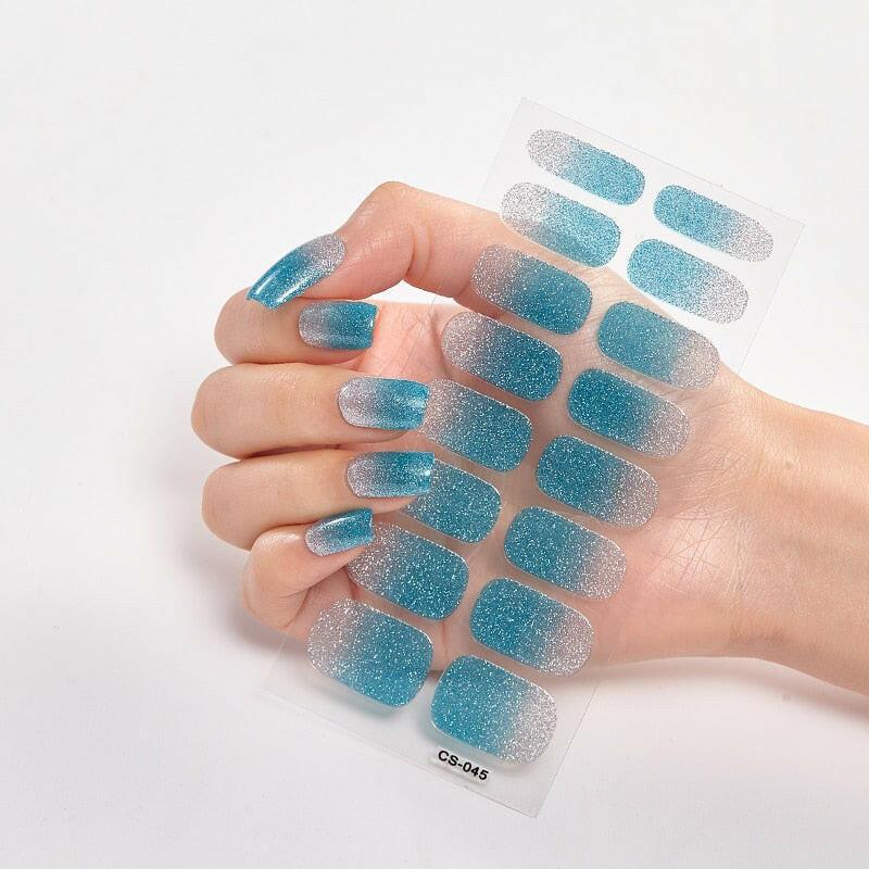 3333b Pure Solid Color Nail Stickers Adhesive Minimalist Design Fashion Nail Stickers Designer Nail Decals Nail Strips Nail Tips.