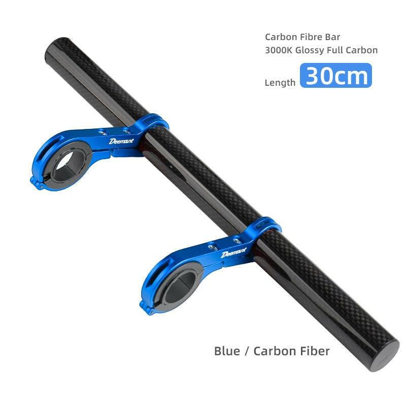 3333b 10/20/25/30cm Bicycle Handlebar Extended Bracket Bike Headlight Mount Bar Computer Holder Lamp Support Rack Alloy Fiber Stand.