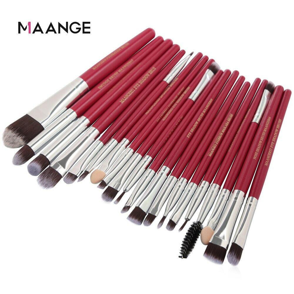 wtf MAANGE 20/22/18 Pcs Makeup Brushes Set Cosmetic Foundation Powder Brush Eye Shadow Lip Blending Make Up Brush Tool Kit Maquiagem.