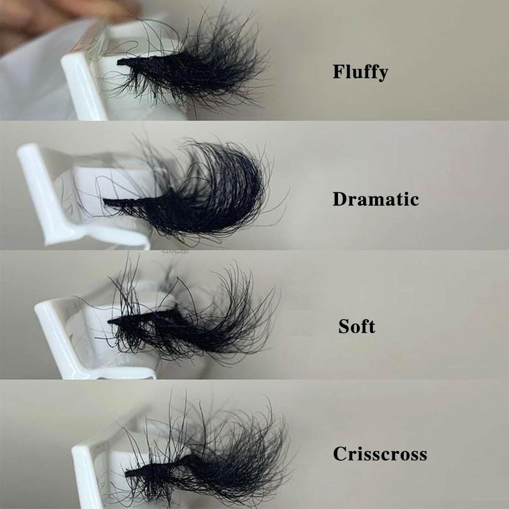 wtf Sleek Chic Fluffy False Eyelashes 25mm Mink Lashes Wholesale Long Full Strip Lashes Vendors Mink Eyelashes Extension Bulk 1 Pair.