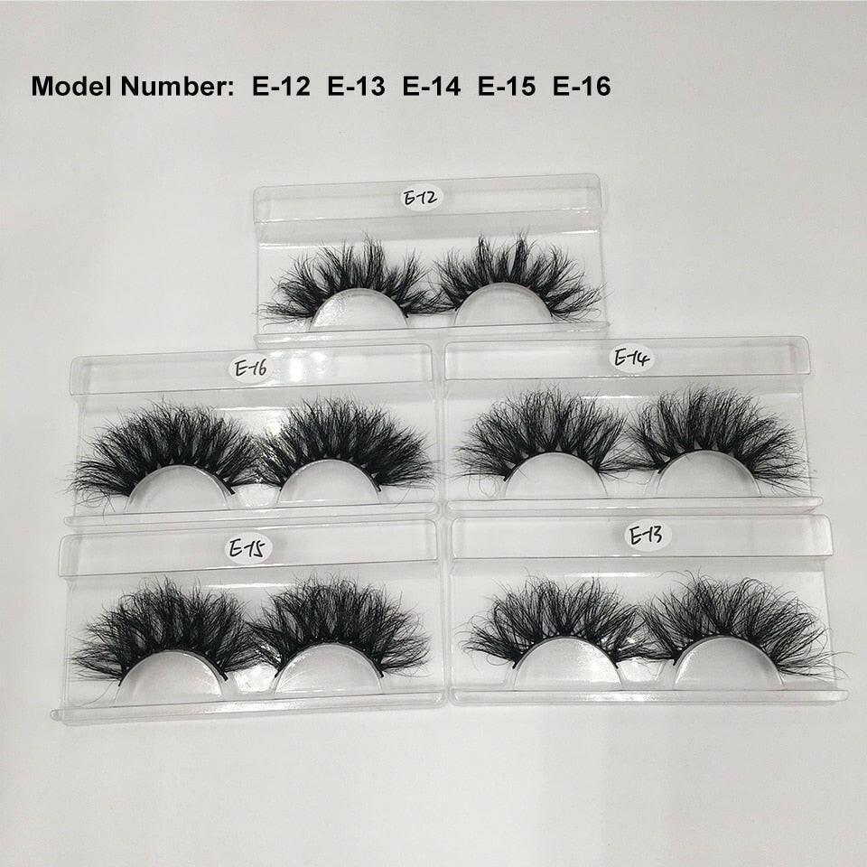 wtf Mink Lashes Wholesale 5/10/30 25mm Lashes Dramatic Fluffy Long Lashes in Bulk Makeup Lashes Mink 25mm Wholesale Mink Eyelashes.