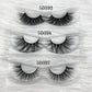 Wholesale 30 pairs no box Mikiwi Eyelashes 3D Mink Lashes Handmade Dramatic Lashes 32 styles cruelty free mink lashes.