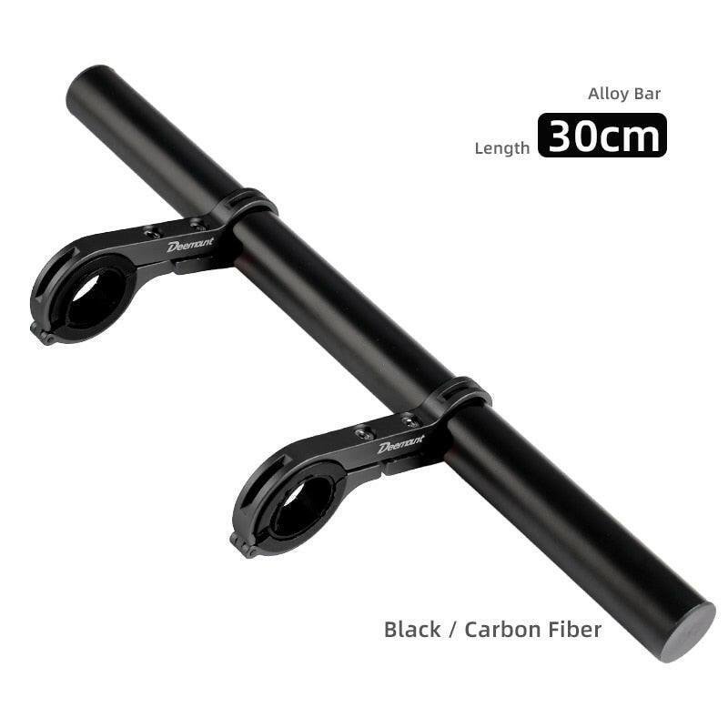 3333b 10/20/25/30cm Bicycle Handlebar Extended Bracket Bike Headlight Mount Bar Computer Holder Lamp Support Rack Alloy Fiber Stand.