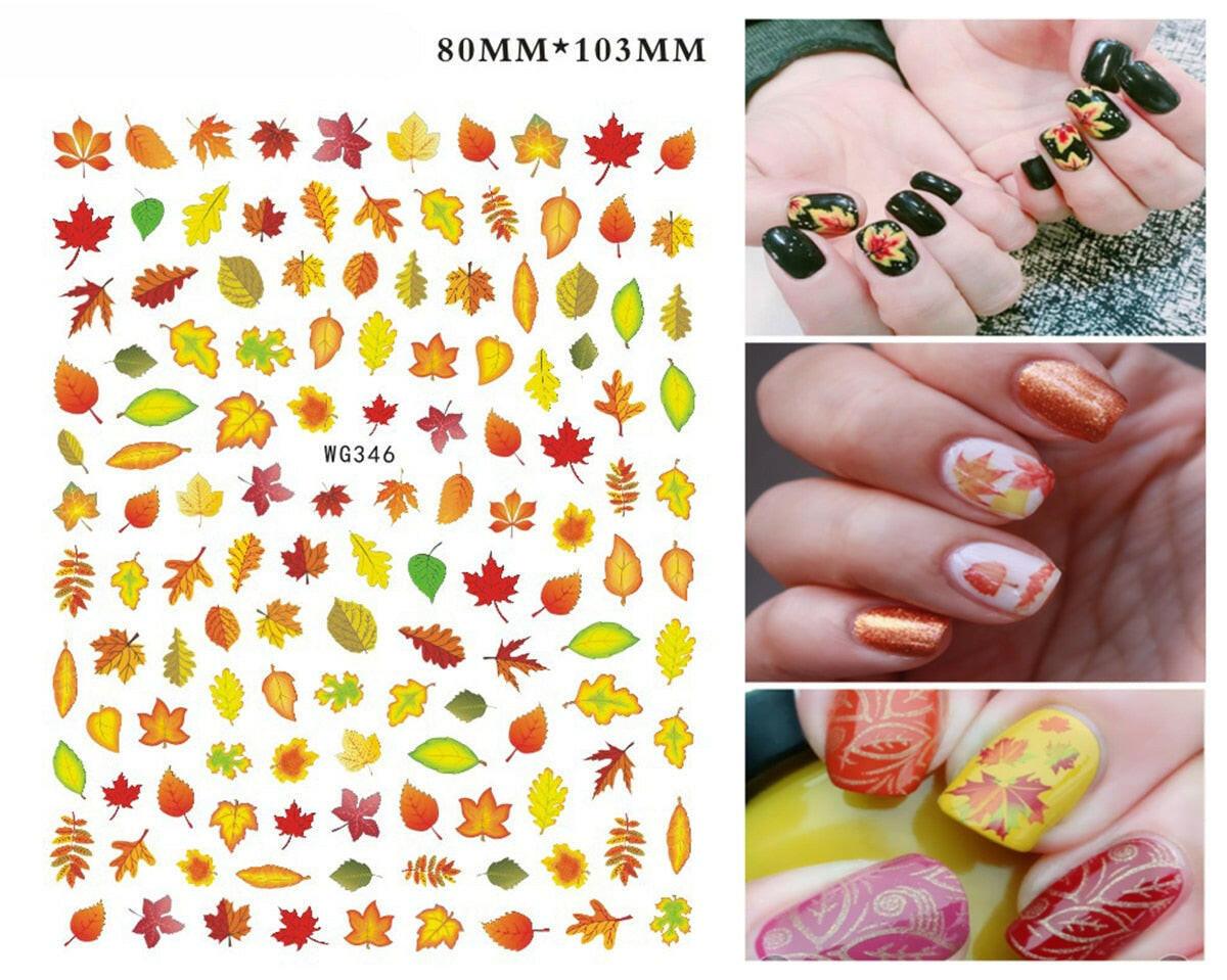 wtf 3D Nail Sticker Girl Manicure Decals Decoration Stickers for Nails Cute Cat Candy Fish Design Nail Art Sticker Accessories.