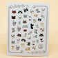 3D Nail Sticker Girl Manicure Decals Decoration Stickers for Nails Cute Cat Candy Fish Design Nail Art Sticker Accessories.